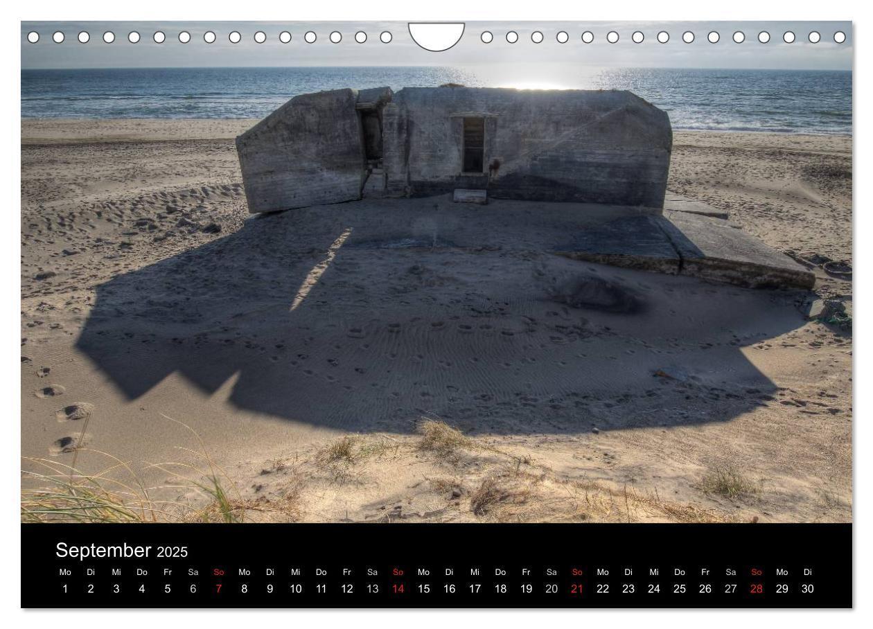 Bild: 9783435832057 | Bunker Houvig (Wandkalender 2025 DIN A4 quer), CALVENDO Monatskalender