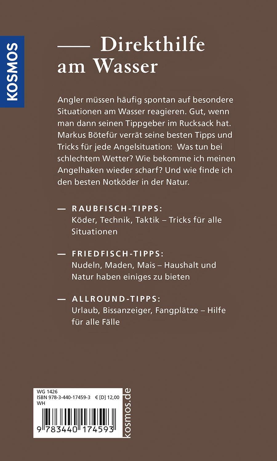 Rückseite: 9783440174593 | Die besten Tipps &amp; Tricks für Angler | Auf dem Weg zum Angelprofi