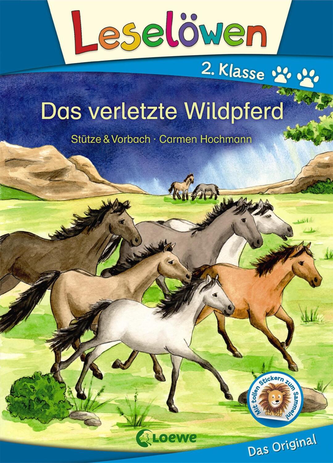 Cover: 9783743205321 | Leselöwen 2. Klasse - Das verletzte Wildpferd | Stütze &amp; Vorbach