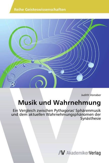 Cover: 9783639463293 | Musik und Wahrnehmung | Judith Vorraber | Taschenbuch | Deutsch