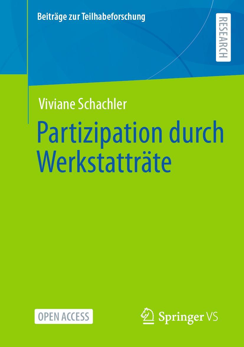 Cover: 9783658353827 | Partizipation durch Werkstatträte | Viviane Schachler | Taschenbuch