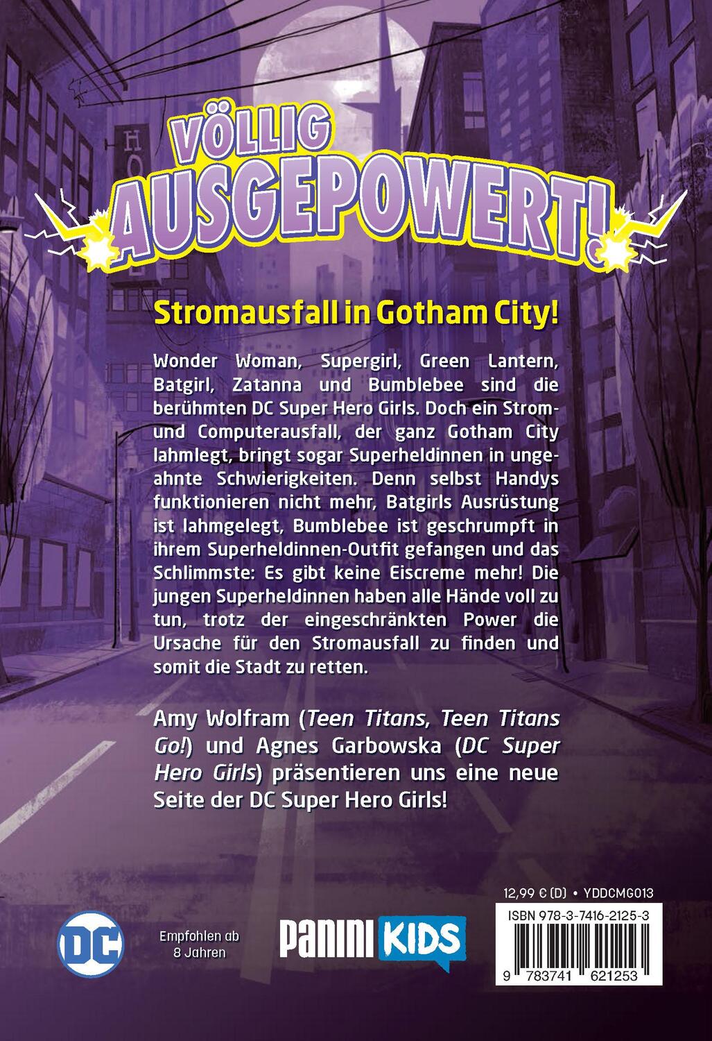 Rückseite: 9783741621253 | DC Super Hero Girls: Völlig ausgepowert | Amy Wolfram (u. a.) | Buch