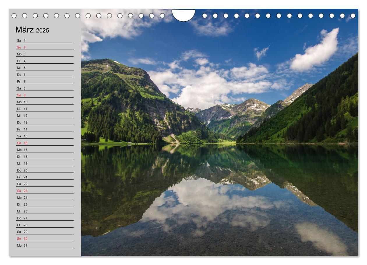 Bild: 9783435216680 | Tannheimer Tal (Wandkalender 2025 DIN A4 quer), CALVENDO...