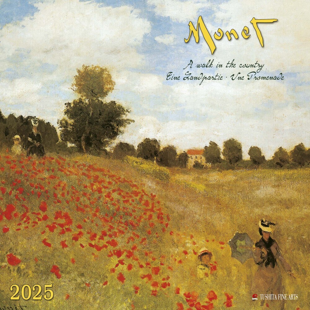 Cover: 9783959294195 | Claude Monet - A Walk in the Country 2025 | Kalender 2025 | Kalender