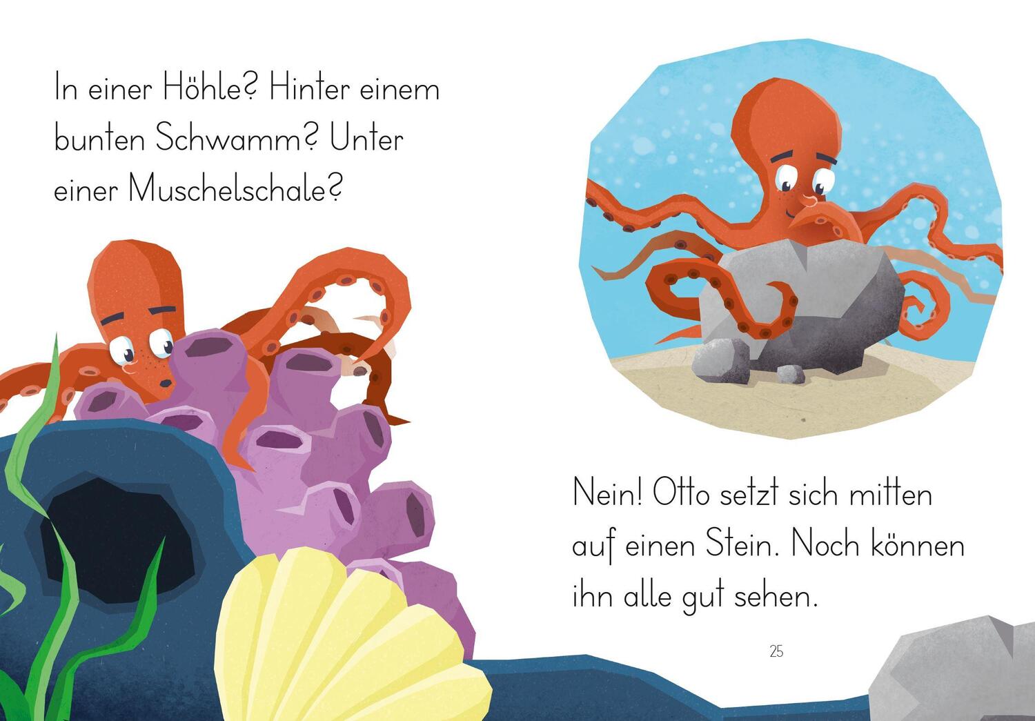 Bild: 9783707424256 | LESEZUG/1. Klasse Otto Oktopus spielt Verstecken | Ruth Anne Byrne