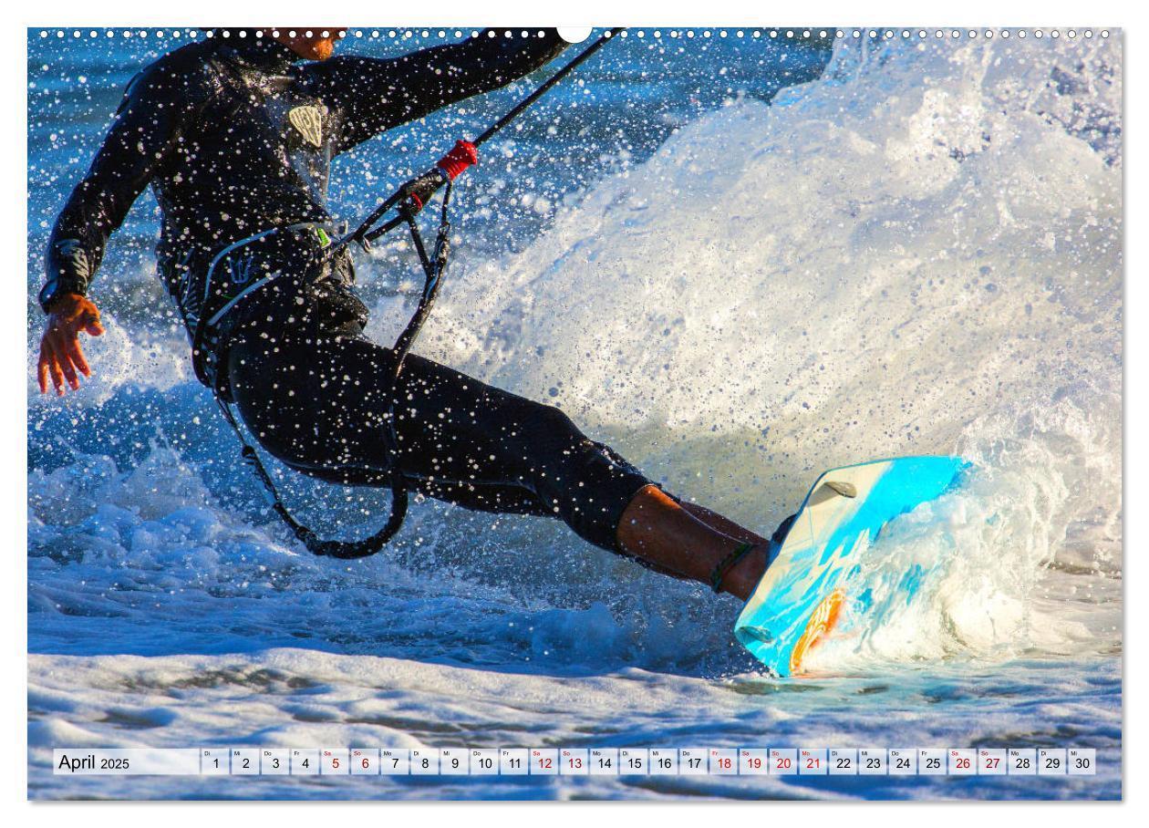 Bild: 9783435326174 | Kitesurfen - Action pur (Wandkalender 2025 DIN A2 quer), CALVENDO...