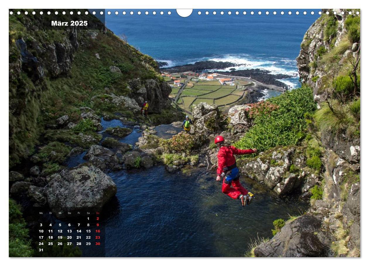 Bild: 9783435630059 | Abenteuer Canyoning (Wandkalender 2025 DIN A3 quer), CALVENDO...