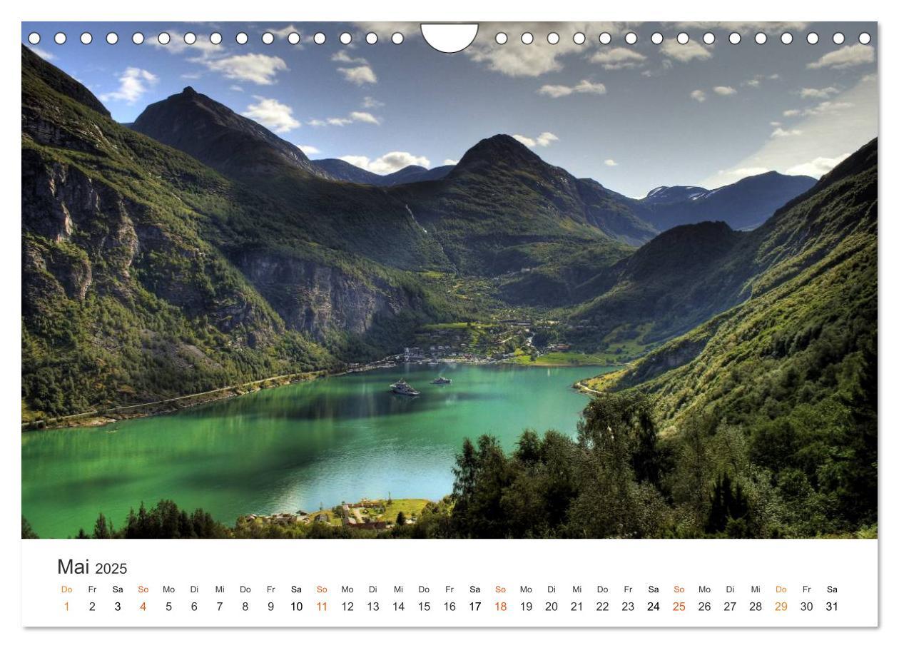 Bild: 9783435837687 | Norwegische Impressionen (Wandkalender 2025 DIN A4 quer), CALVENDO...