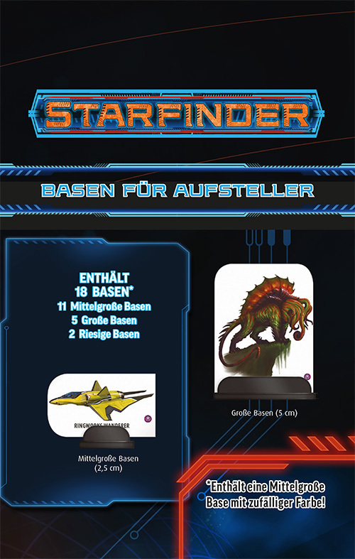 Cover: 9783957525680 | Starfinder / Pathfinder Basen für Aufsteller | James L. Sutter | Spiel