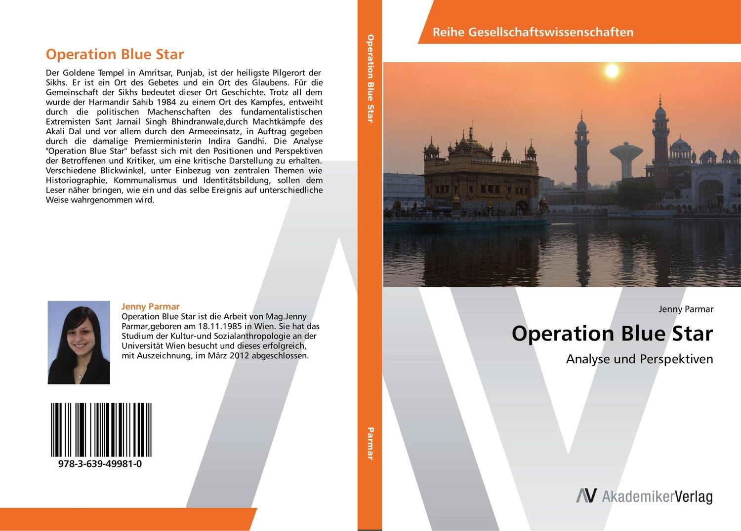 Cover: 9783639499810 | Operation Blue Star | Analyse und Perspektiven | Jenny Parmar | Buch