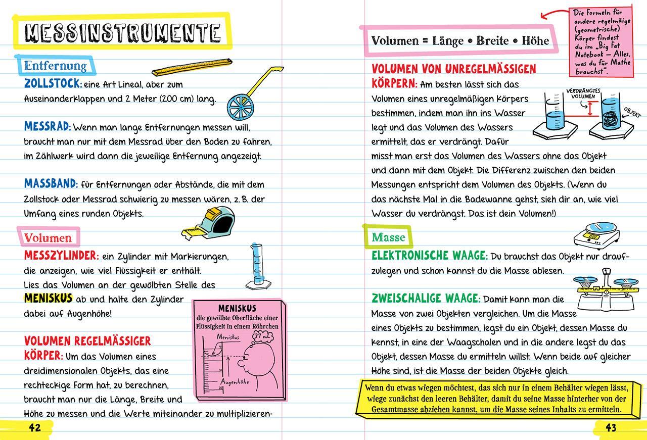 Bild: 9783743204911 | Big Fat Notebook - Alles, was du für Physik, Chemie und Bio...