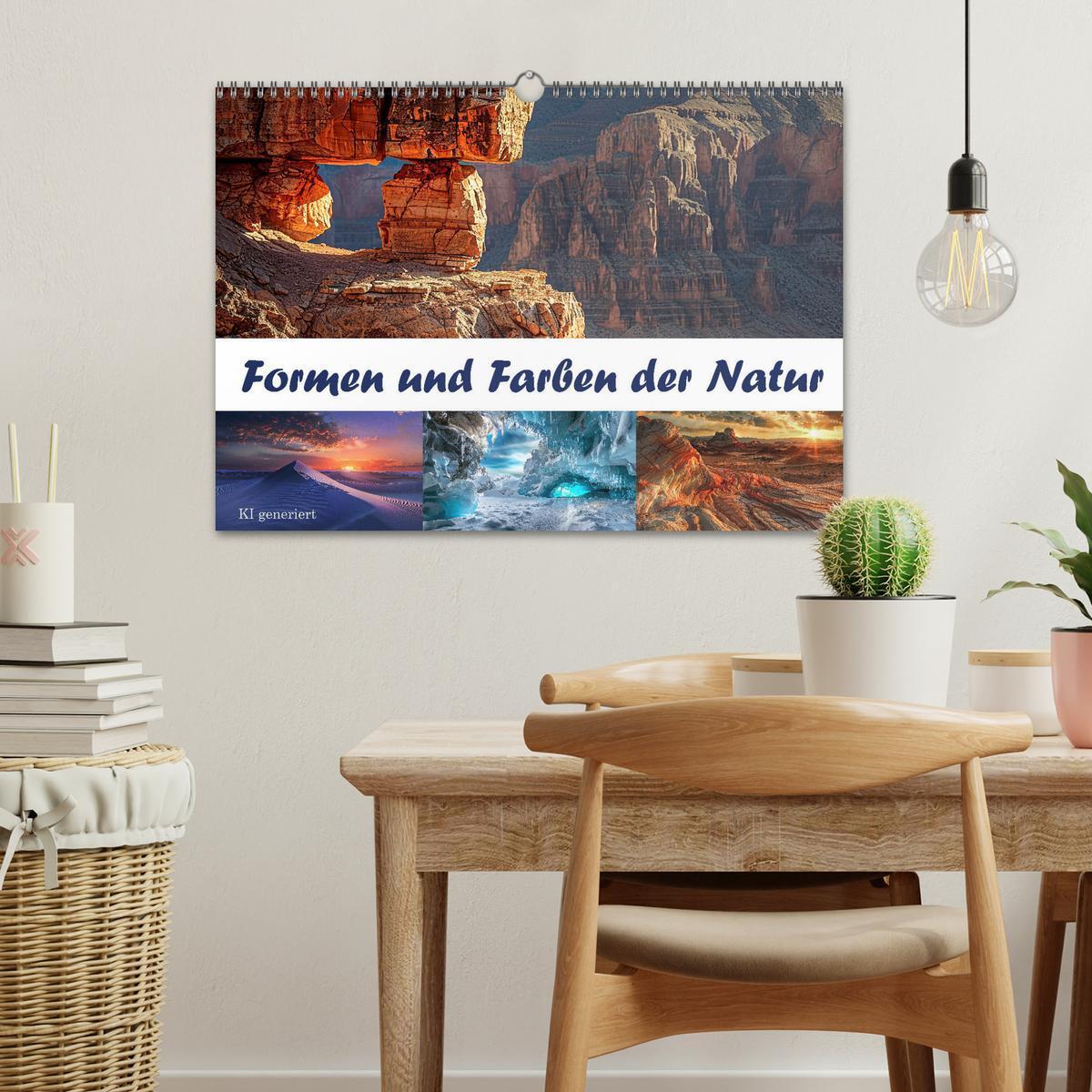 Bild: 9783435720477 | Formen und Farben der Natur (Wandkalender 2025 DIN A3 quer),...