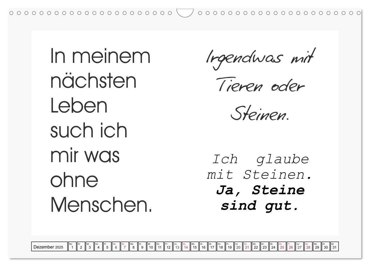 Bild: 9783435200672 | Typo-Kalender für das Büro. Sarkasmus und fiese Sprüche...