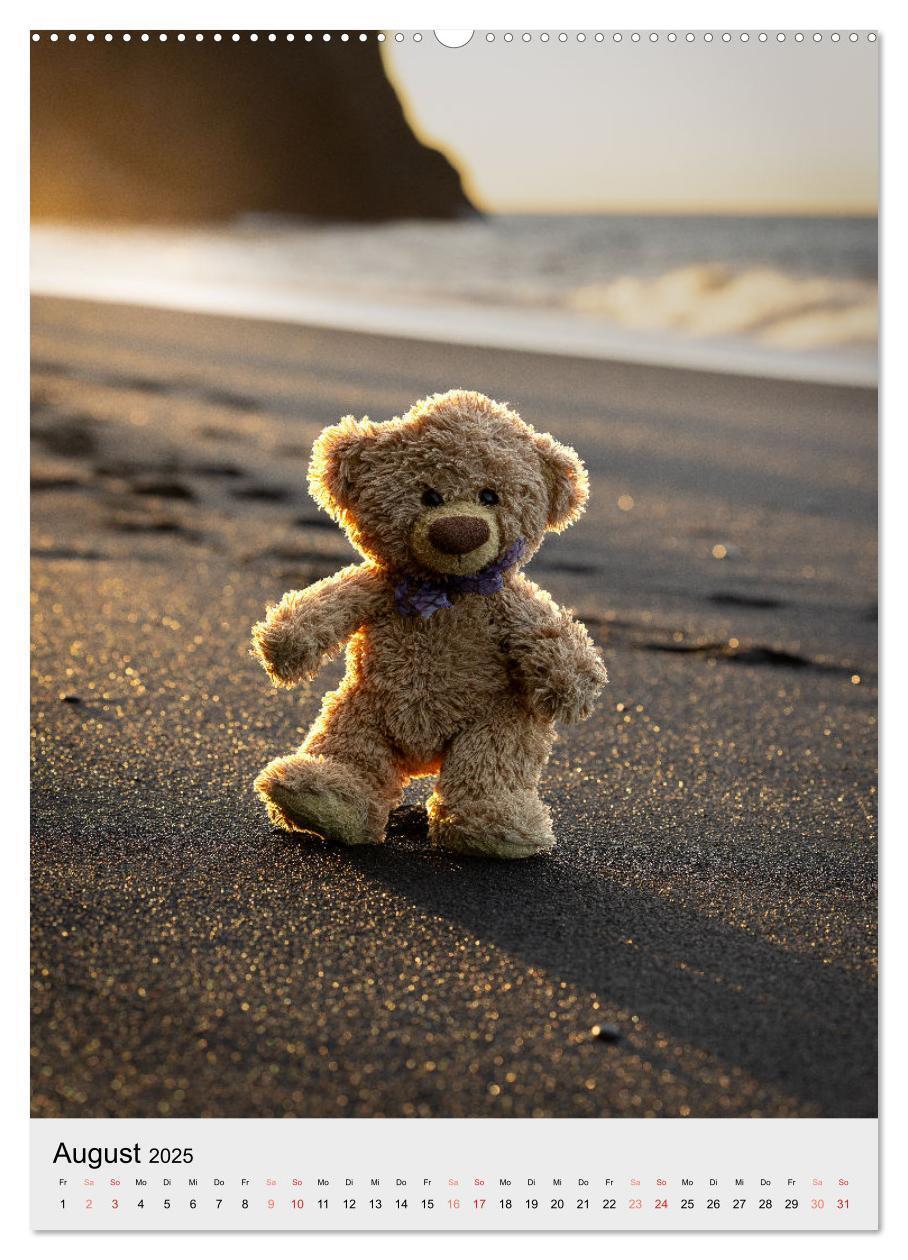 Bild: 9783457136737 | Travelling Teddy in Island (Wandkalender 2025 DIN A2 hoch),...