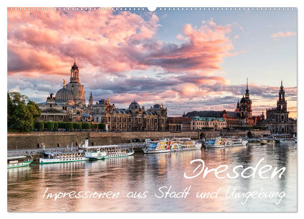 Cover: 9783435497072 | Dresden: Impressionen aus Stadt und Umgebung (Wandkalender 2025 DIN...