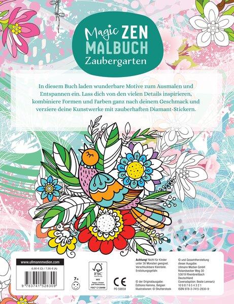 Rückseite: 9783741528309 | Magic Zen Malbuch - Zaubergarten | Ullmann Medien Verlag | Taschenbuch