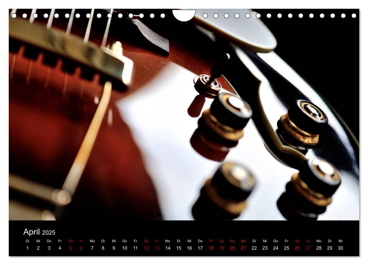 Bild: 9783435432431 | Feinheiten - Alte Gitarren im Detail (Wandkalender 2025 DIN A4...