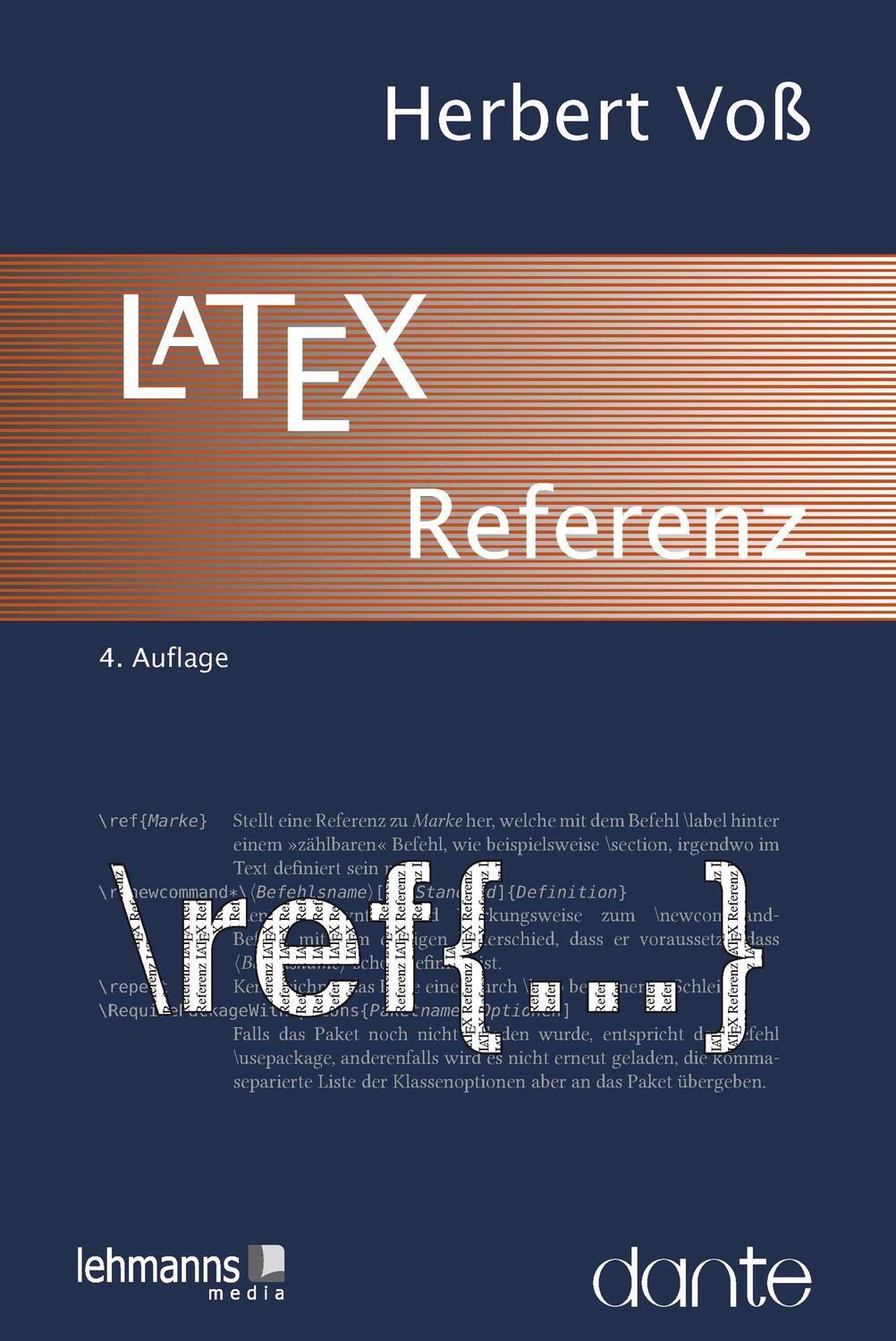 Cover: 9783965430655 | LaTeX-Referenz | Herbert Voß | Taschenbuch | 328 S. | Deutsch | 2019