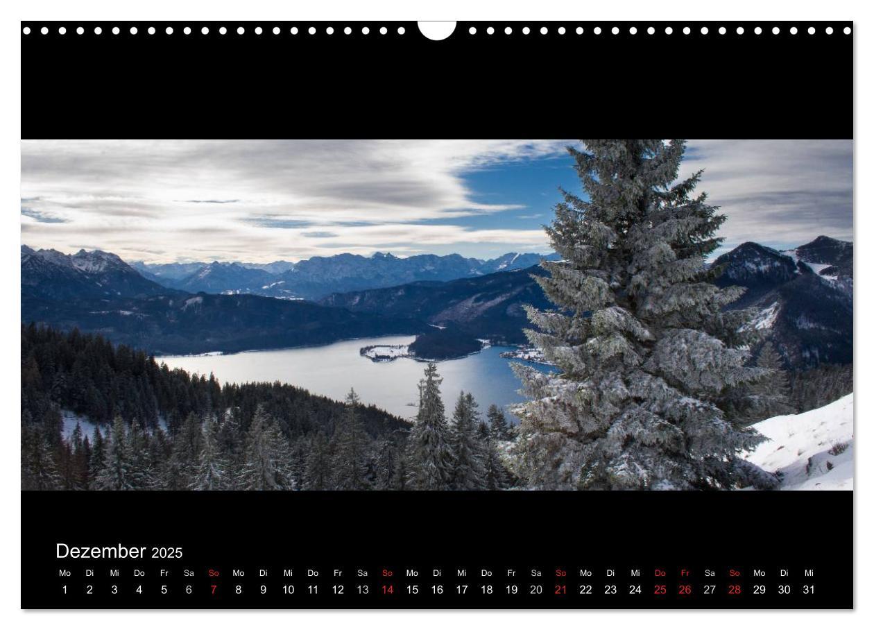 Bild: 9783435752553 | Alpenrand zwischen Isar und Lech (Wandkalender 2025 DIN A3 quer),...