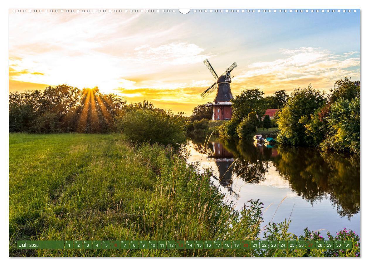 Bild: 9783383783180 | Bezauberndes Ostfriesland (Wandkalender 2025 DIN A2 quer), CALVENDO...