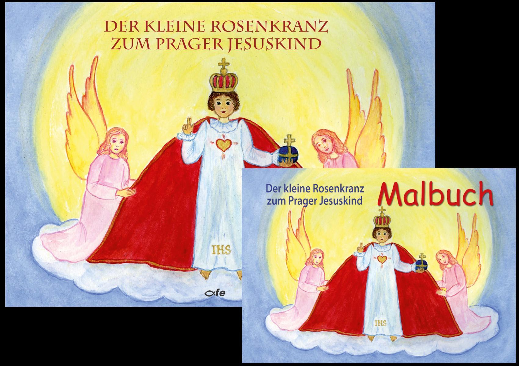 Cover: 9783863573867 | Der kleine Rosenkranz zum Prager Jesuskind (Bilderbuch mit Ausmalheft)