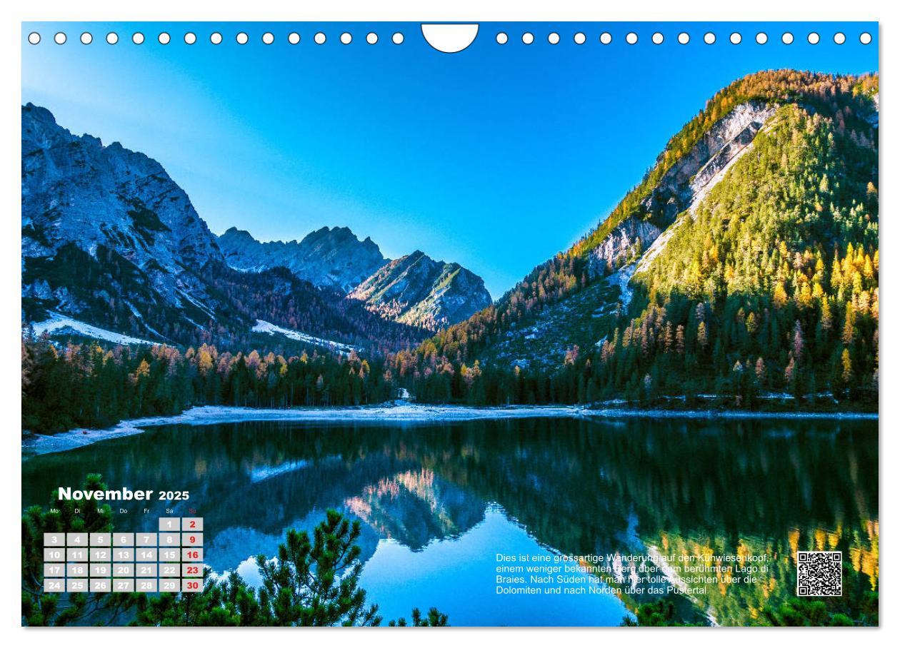 Bild: 9783435117659 | Wandern in den Alpen (Wandkalender 2025 DIN A4 quer), CALVENDO...