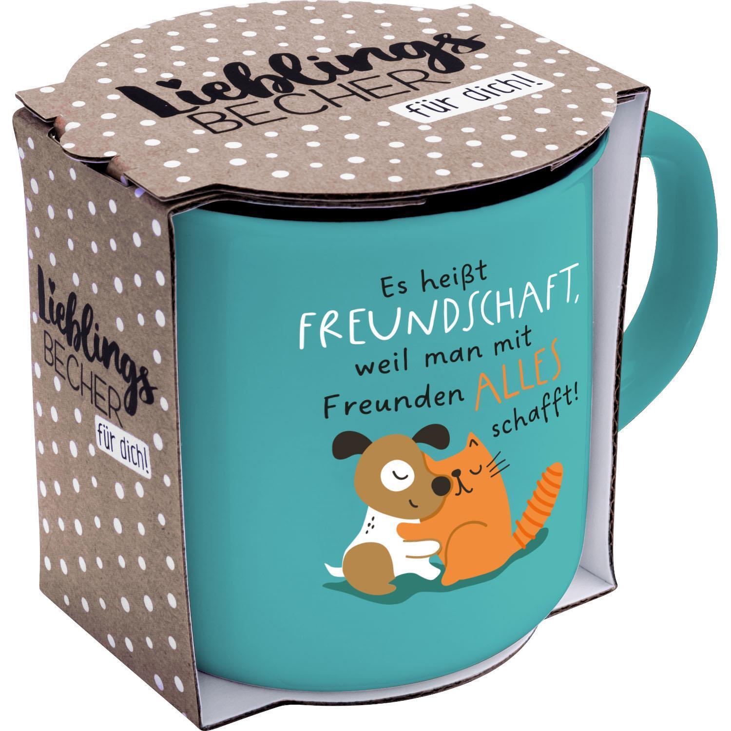 Bild: 4036018739140 | GRUSS &amp; CO Becher Motiv Freundschaft | Stück | Deutsch | 2024