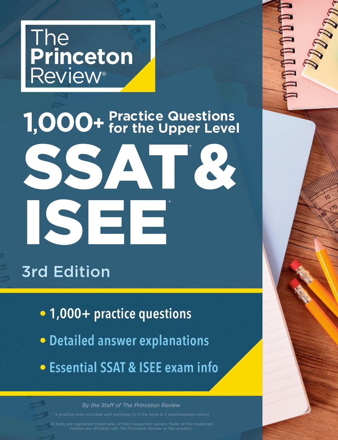 Cover: 9780593517376 | 1000+ Practice Questions for the Upper Level SSAT &amp; ISEE, 3rd Edition