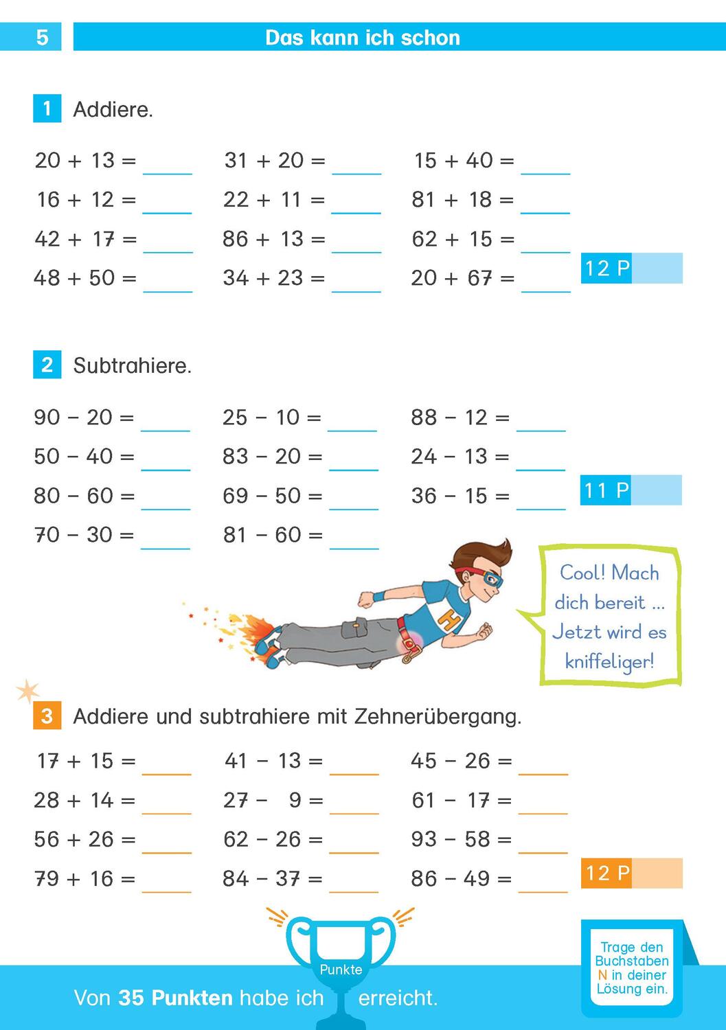 Bild: 9783129496824 | Klett Die Mathe-Helden: Mathe-Testblock So gut bin ich! 3. Klasse