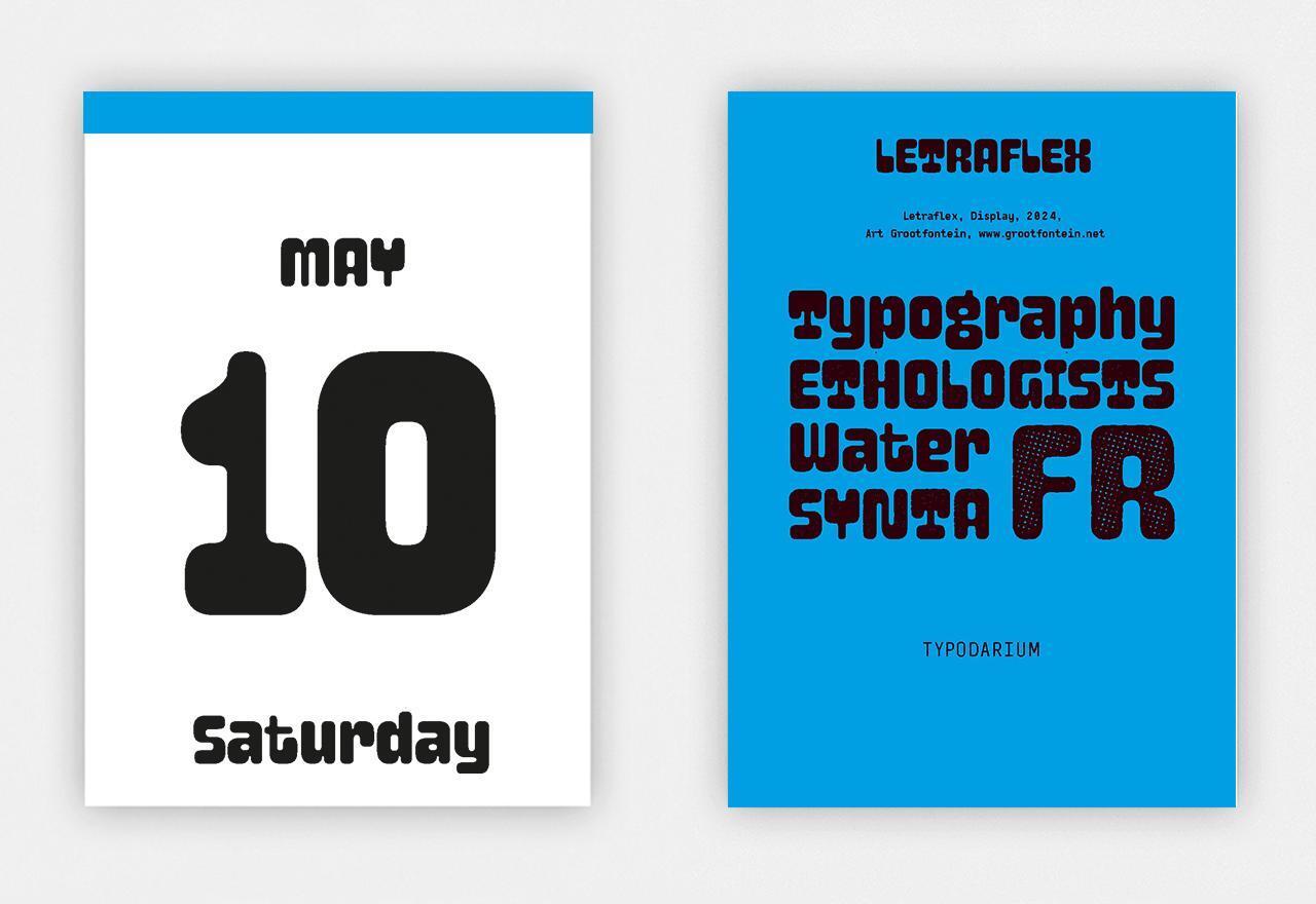 Bild: 4260172810968 | Typodarium 2025 | A 365 Day Type Calendar | Raban Ruddigkeit (u. a.)