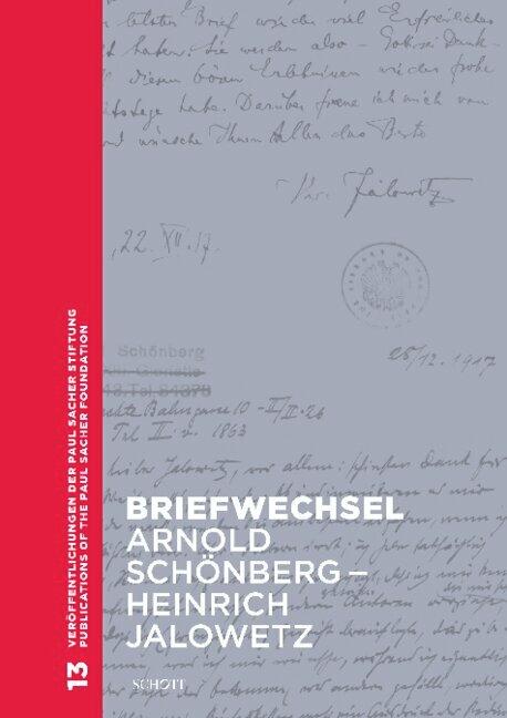 Cover: 9783795733414 | Briefwechsel Arnold Schönberg - Heinrich Jalowetz | Simon Obert | Buch