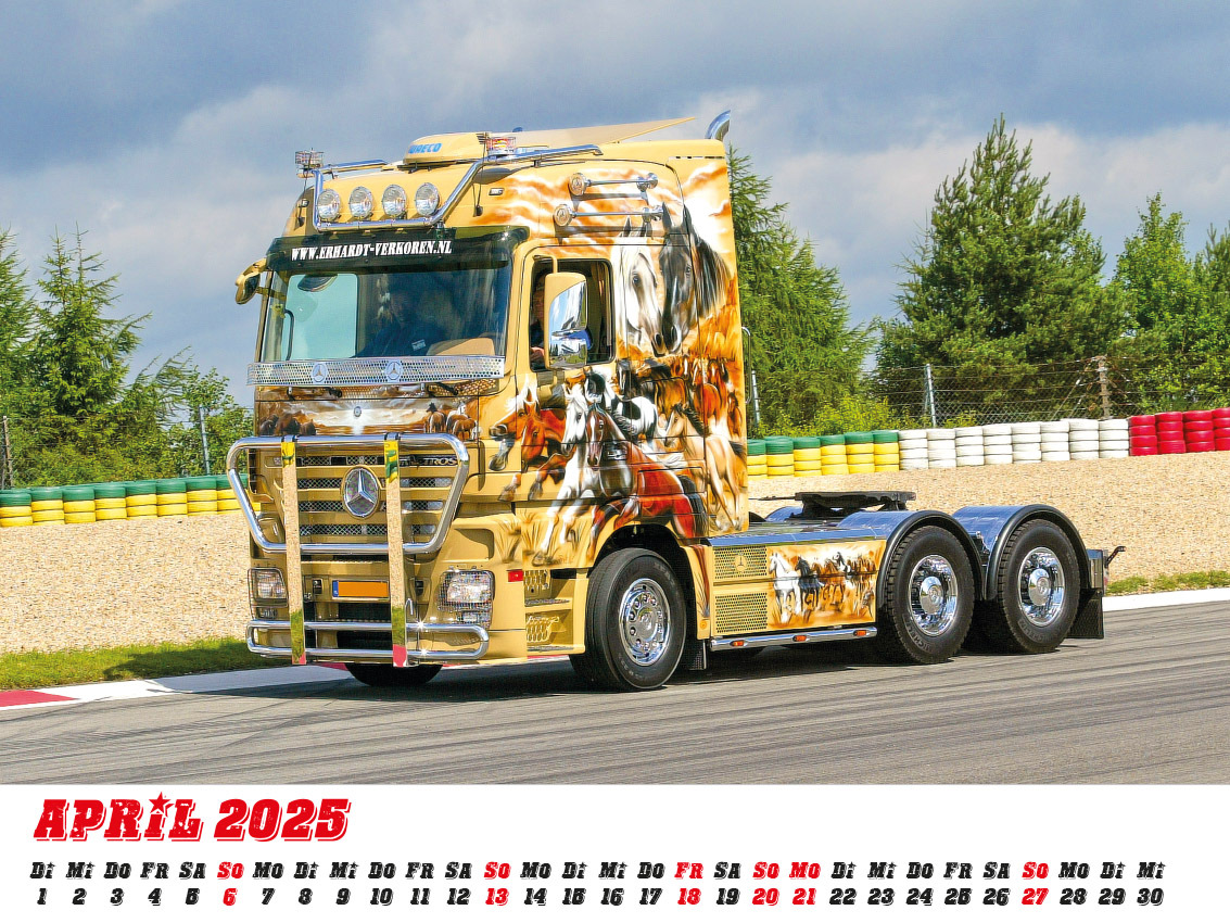 Bild: 9783948794705 | Showtruck Kalender 2025 | Airbrushbemalte Trucks | Frank Pommer | 2025