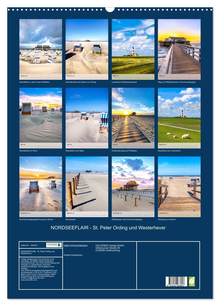 Bild: 9783435963843 | NORDSEEFLAIR - St. Peter Ording und Westerhever (Wandkalender 2025...