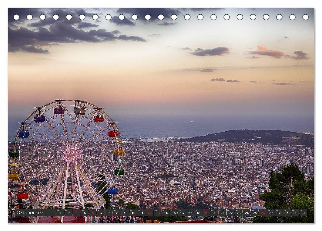 Bild: 9783435680740 | Barcelona Impressionen (Tischkalender 2025 DIN A5 quer), CALVENDO...