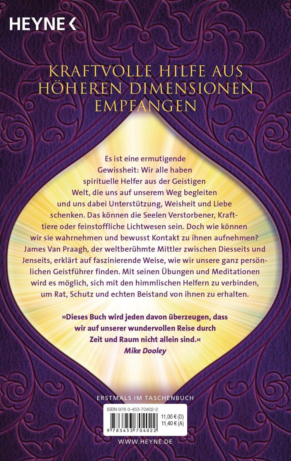 Bild: 9783453704022 | Die Weisheit deiner Geistführer | James Van Praagh | Taschenbuch