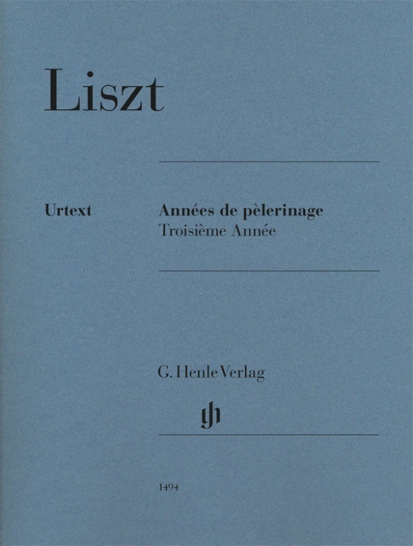 Cover: 9790201814940 | Franz Liszt - Années de pèlerinage, Troisième Année | Peter Jost