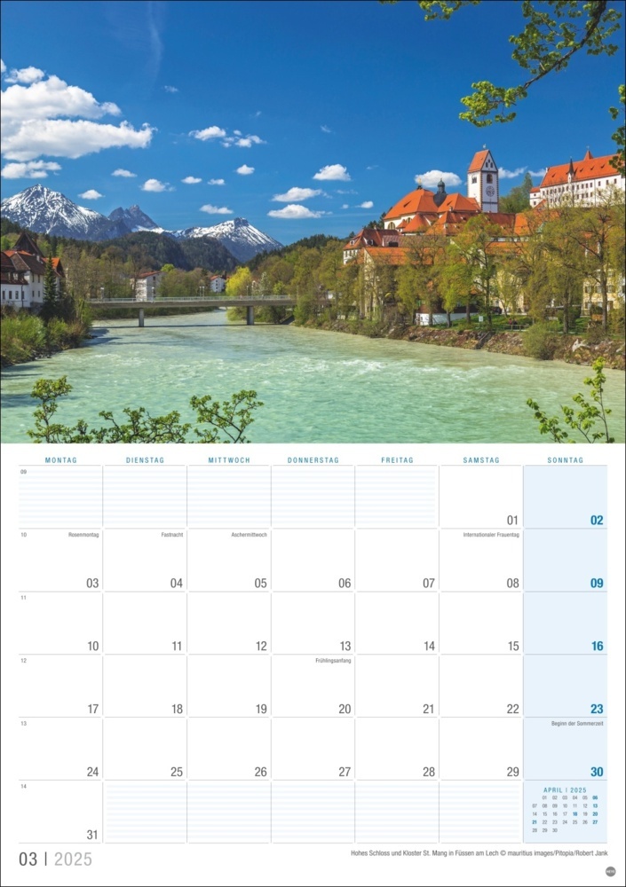 Bild: 9783756408351 | Allgäu Planer 2025 | Kalender | 13 S. | Deutsch | 2025 | Heye