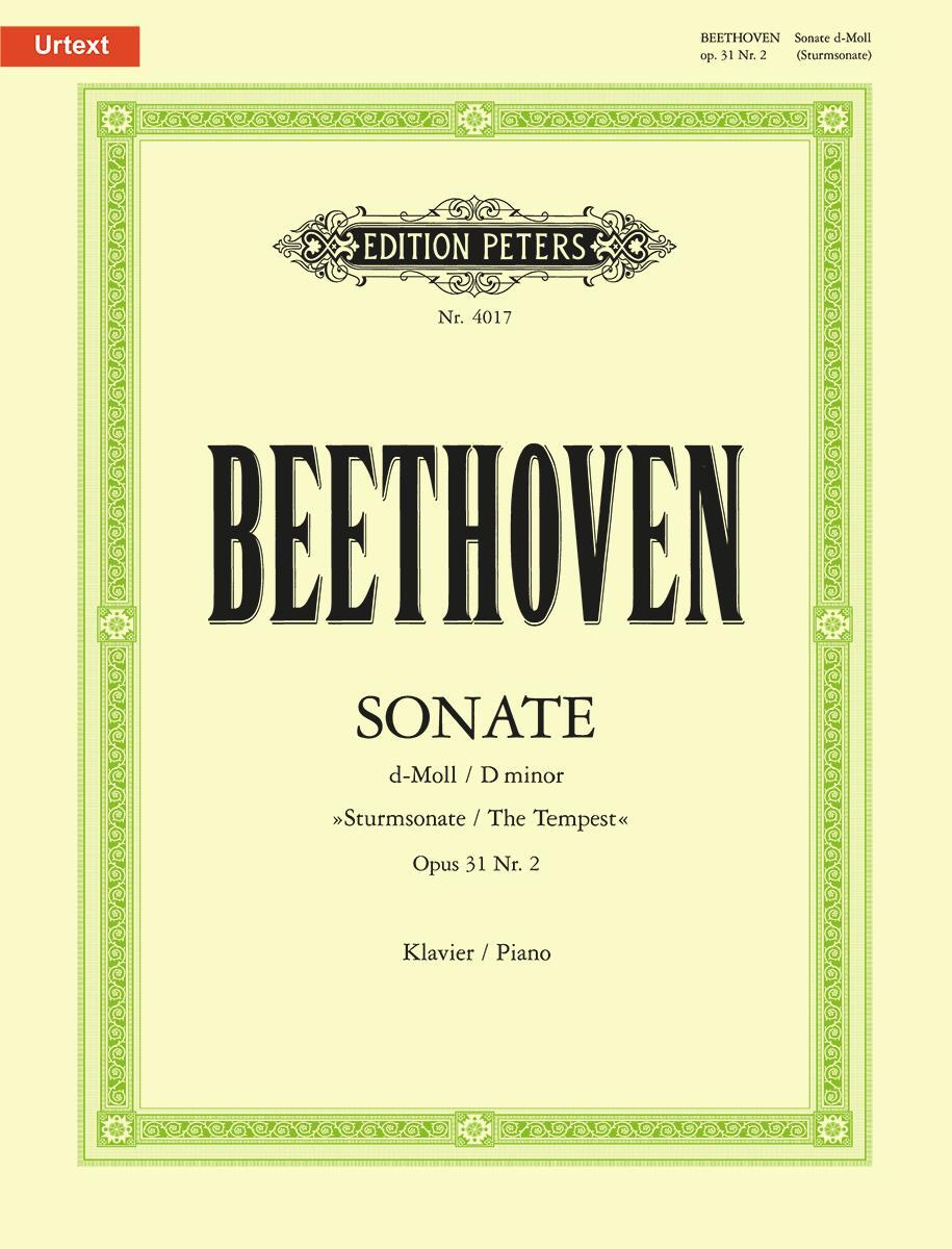 Cover: 9790014110512 | Piano Sonata No. 17 in D Minor Op. 31 No. 2 the Tempest | Beethoven