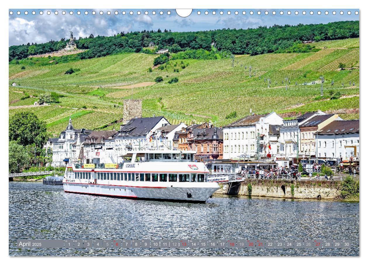 Bild: 9783435463404 | Rüdesheim - Rhein, Riesling, Romantik (Wandkalender 2025 DIN A3...