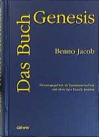 Cover: 9783766835147 | Das Buch Genesis | Benno Jacob | Buch | 1055 S. | Deutsch | 2000