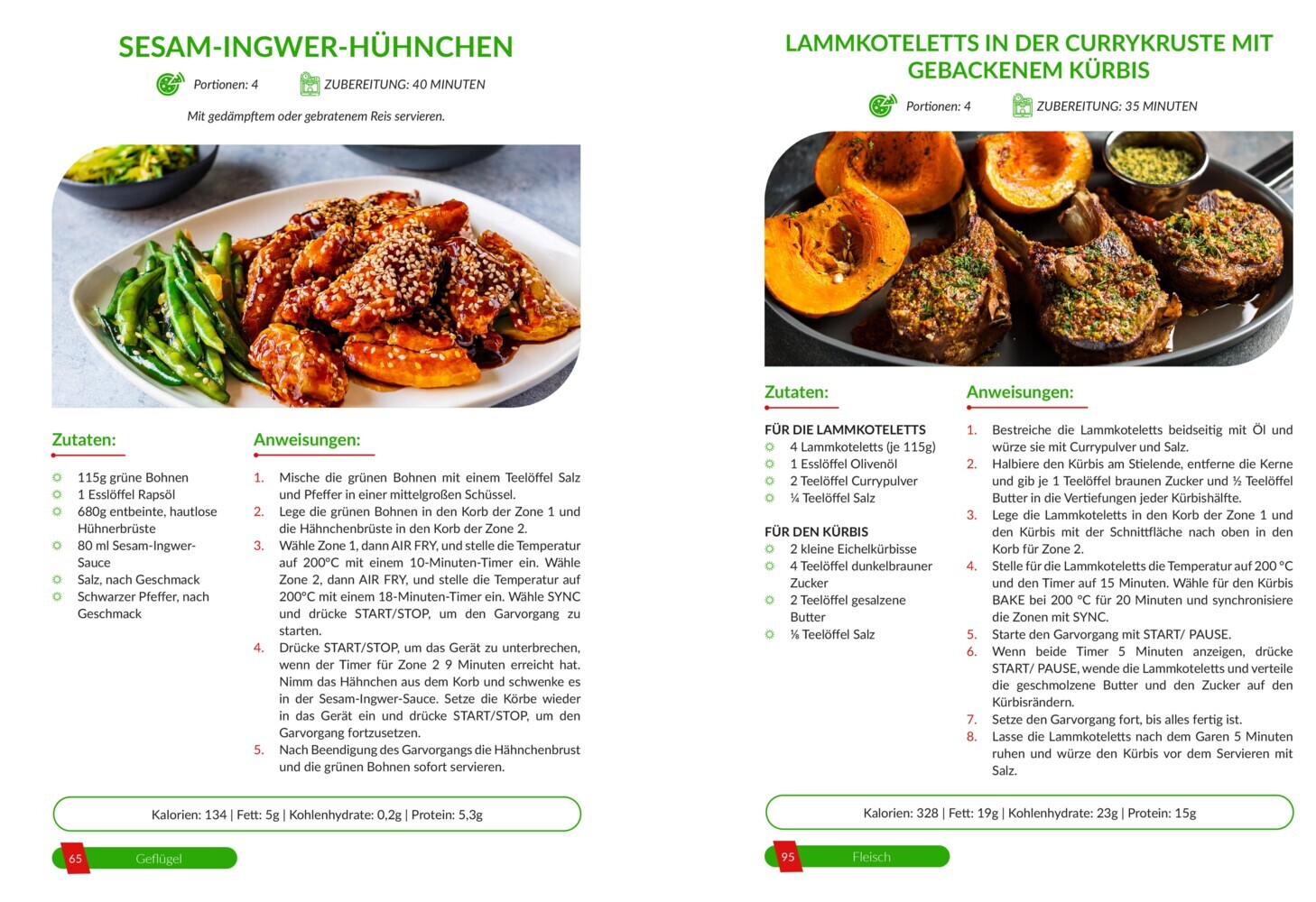 Bild: 9783911647021 | Ninja Heißluftfritteuse Rezeptbuch XXL: Zwei Zonen, unendliche...