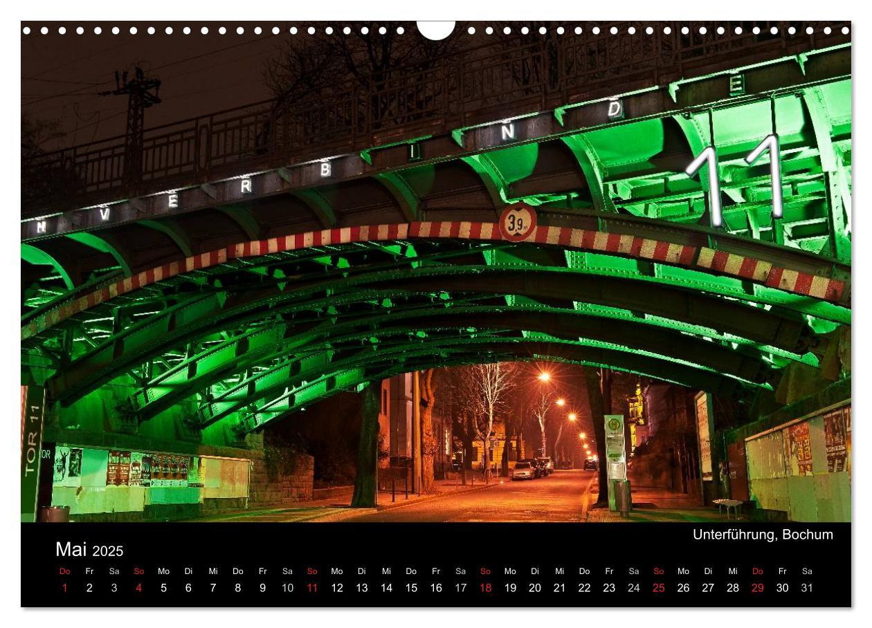 Bild: 9783435730001 | Ruhrlights II - Nachtlichter des Ruhrgebietes (Wandkalender 2025...