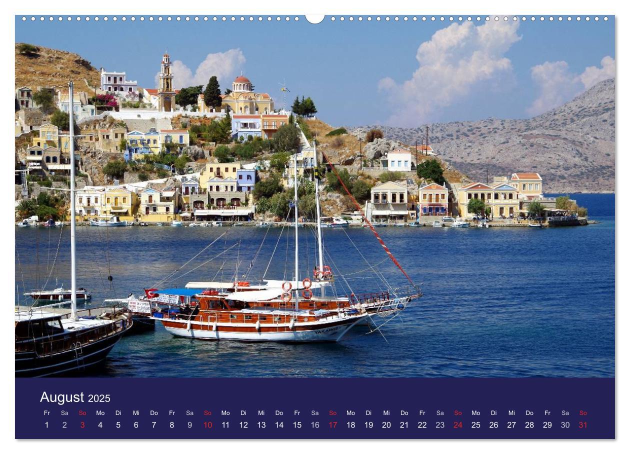 Bild: 9783435668144 | Rhodos mit Lindos und Symi (Wandkalender 2025 DIN A2 quer),...