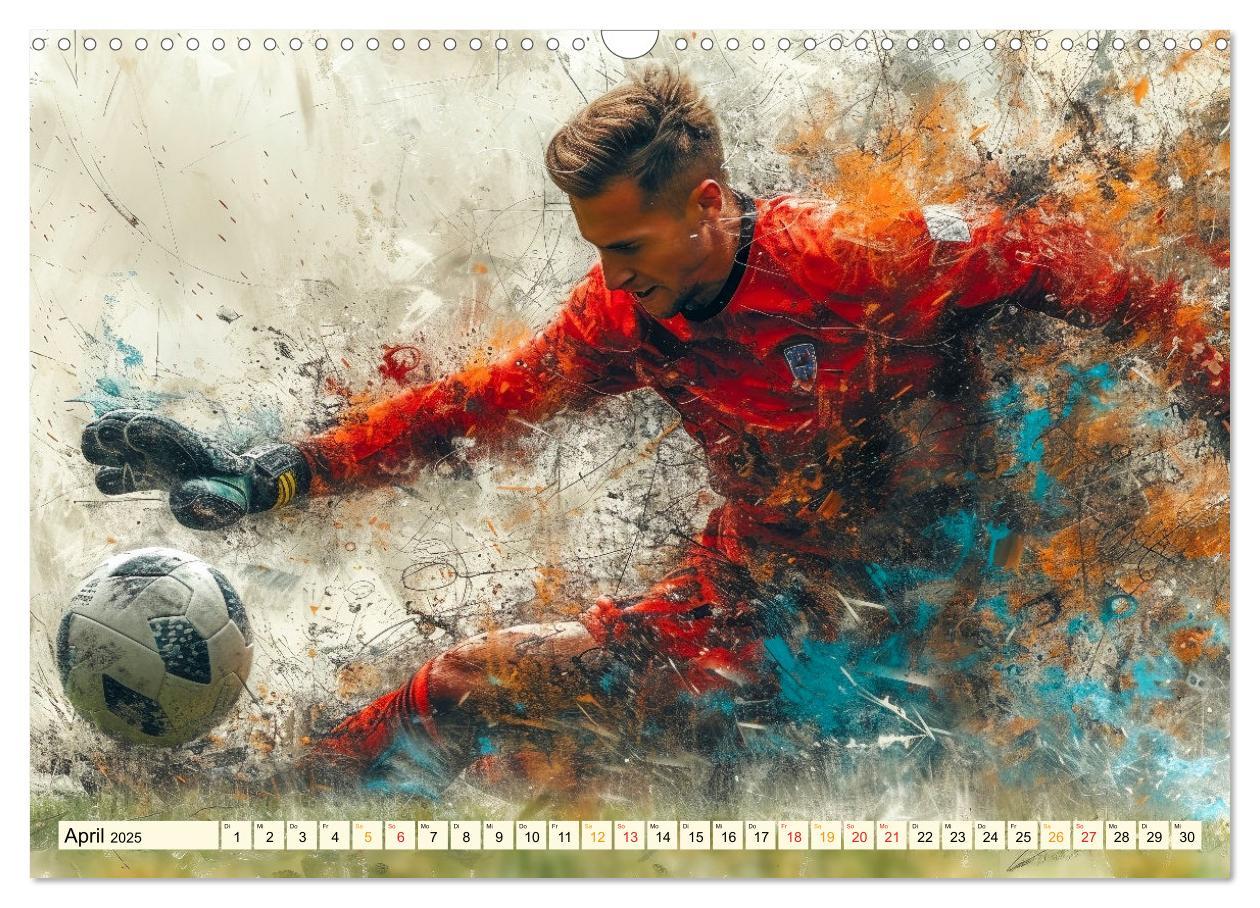 Bild: 9783383772351 | Fußball Torwart (Wandkalender 2025 DIN A3 quer), CALVENDO...