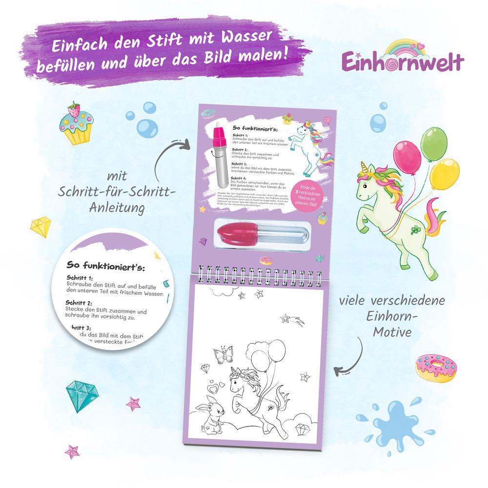 Bild: 9783988022783 | Trötsch Wassermalspaß mit Zauberstift Einhornwelt | KG | Taschenbuch