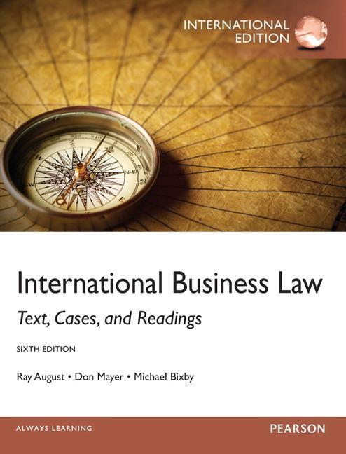 Cover: 9780273768616 | International Business Law | International Edition | Don Mayer (u. a.)