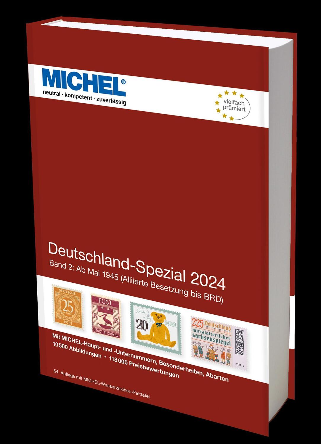 Cover: 9783954024926 | Deutschland-Spezial 2024 - Band 2 | Ab Mai 1945 | Michel-Redaktion