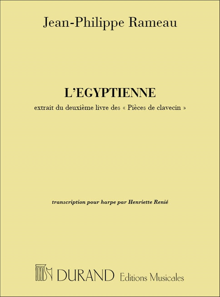 Cover: 9790044031689 | L'Egyptienne | Jean-Philippe Rameau | Partitur | 2001