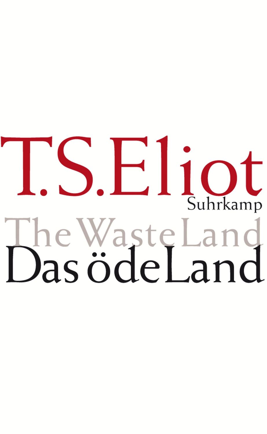 Cover: 9783518420225 | Das öde Land | Thomas Stearns Eliot | Buch | 71 S. | Deutsch | 2008