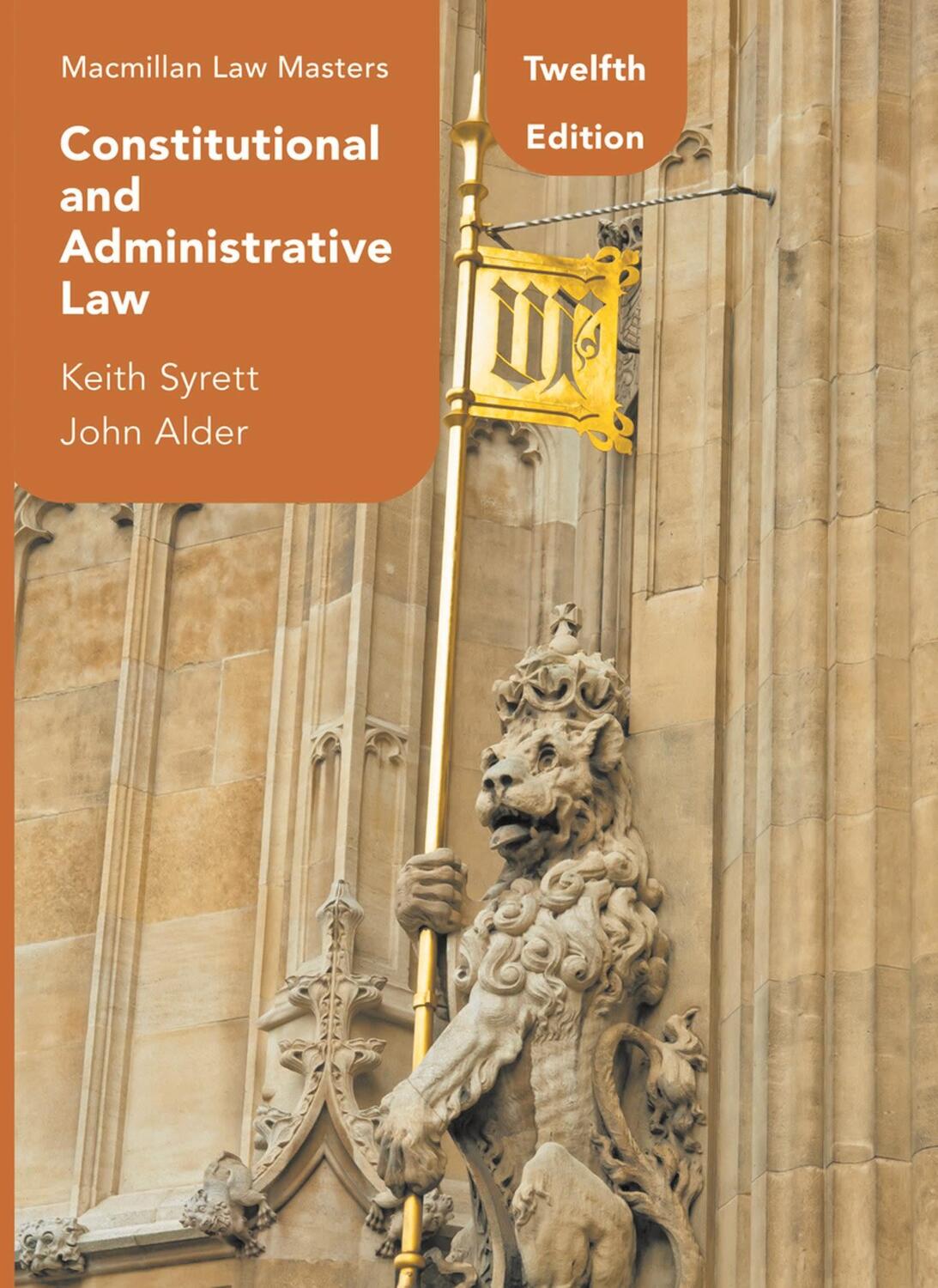 Cover: 9781352012378 | Constitutional and Administrative Law | John Alder (u. a.) | Buch